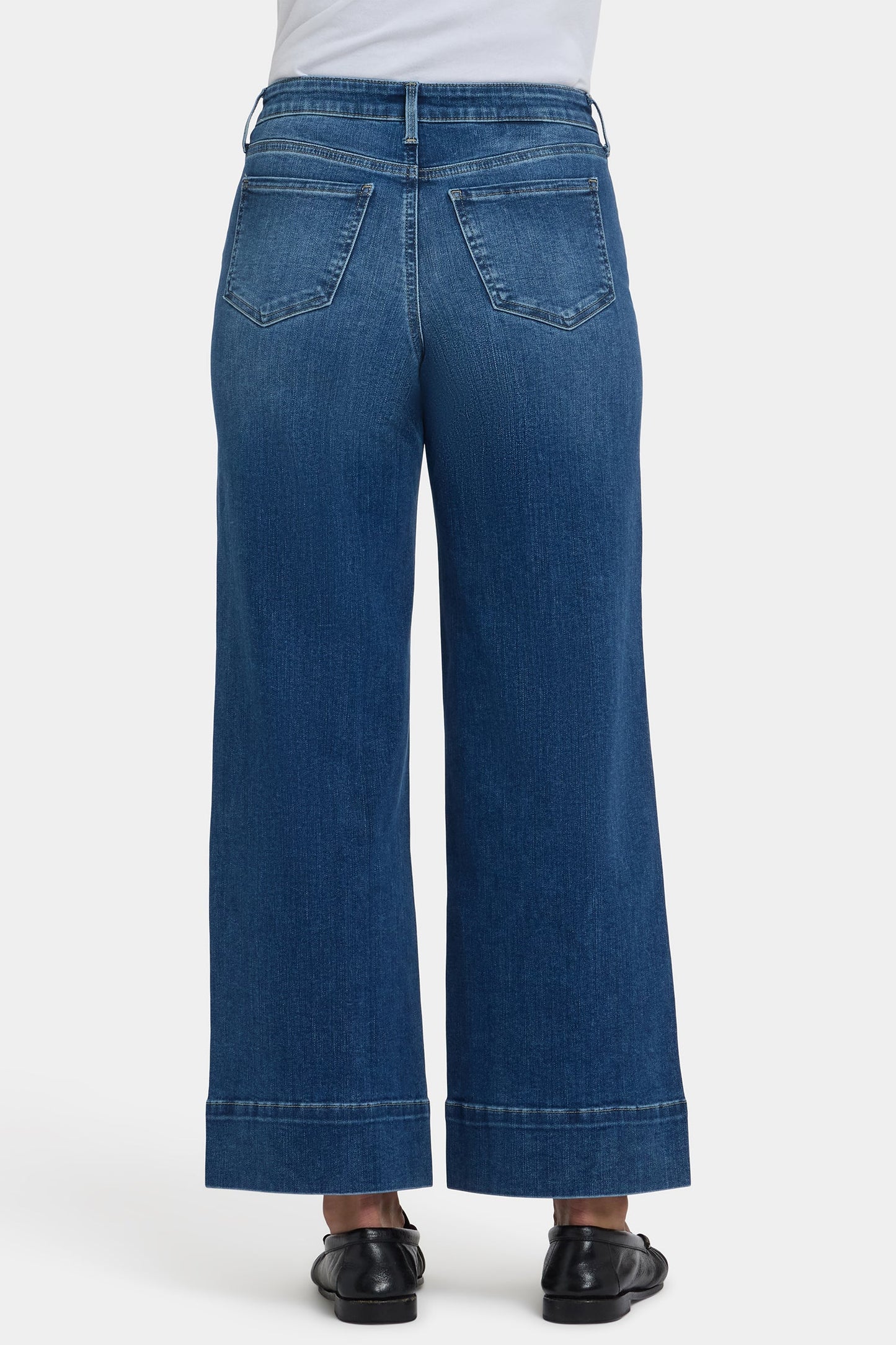 Teresa Wide Leg Ankle Jeans - Opera Blue