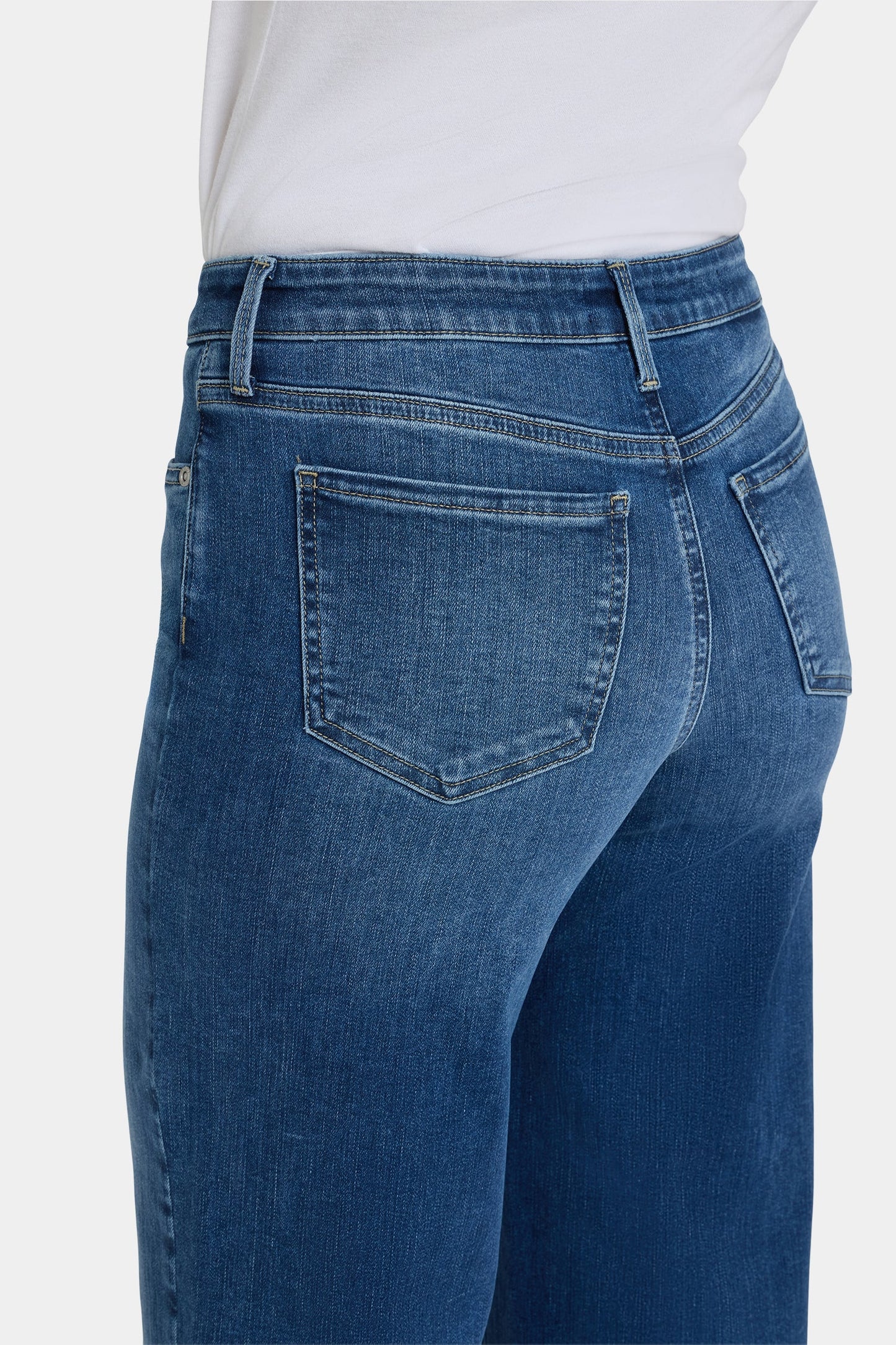 Teresa Wide Leg Ankle Jeans - Opera Blue