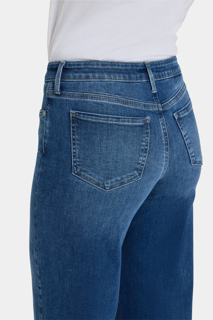 Teresa Wide Leg Ankle Jeans - Opera Blue