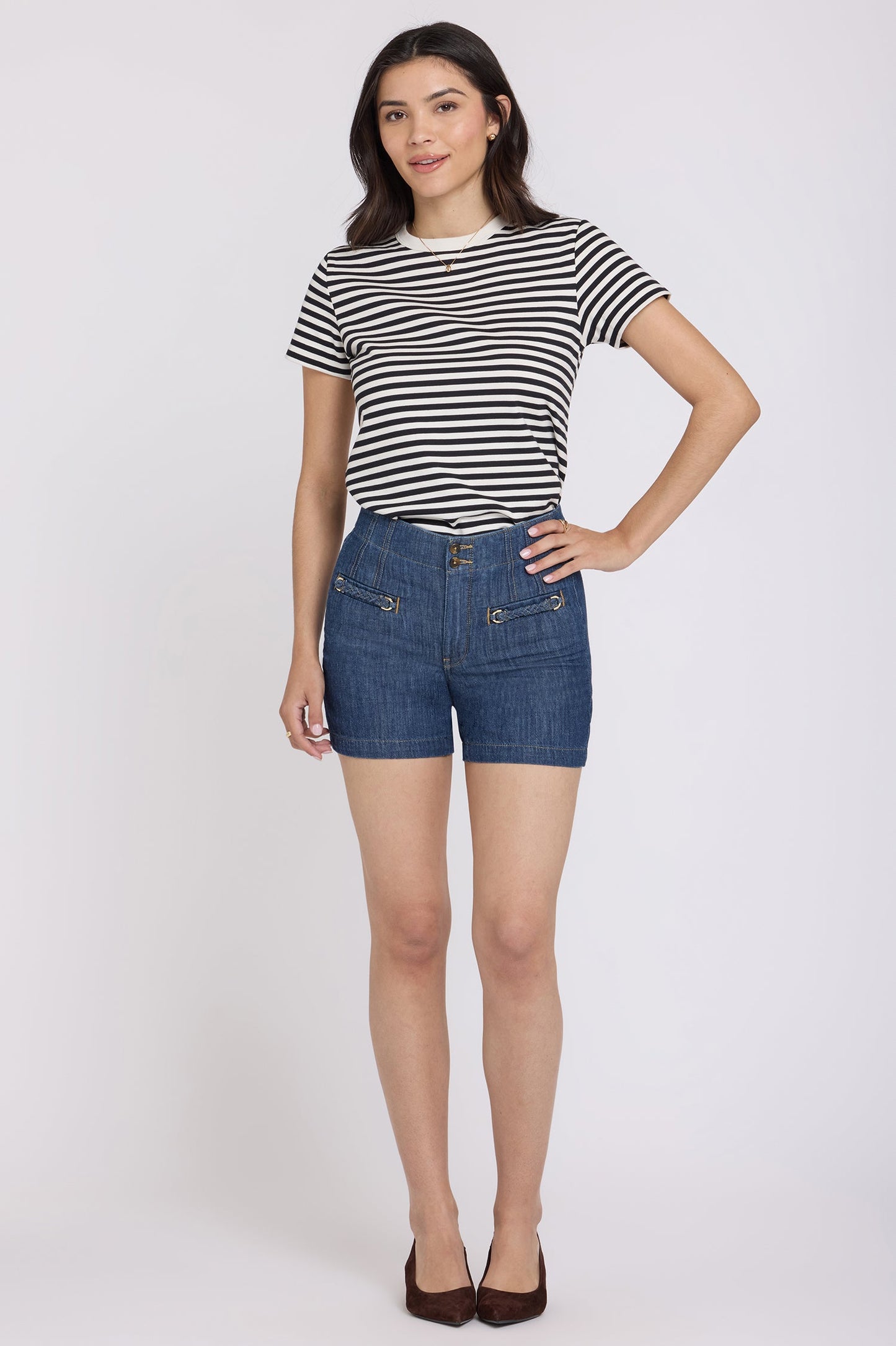 Kayla Denim Shorts - Medium Indigo
