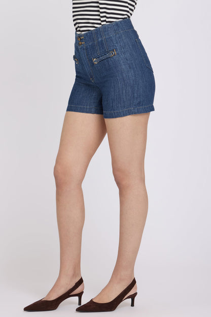 Kayla Denim Shorts - Medium Indigo