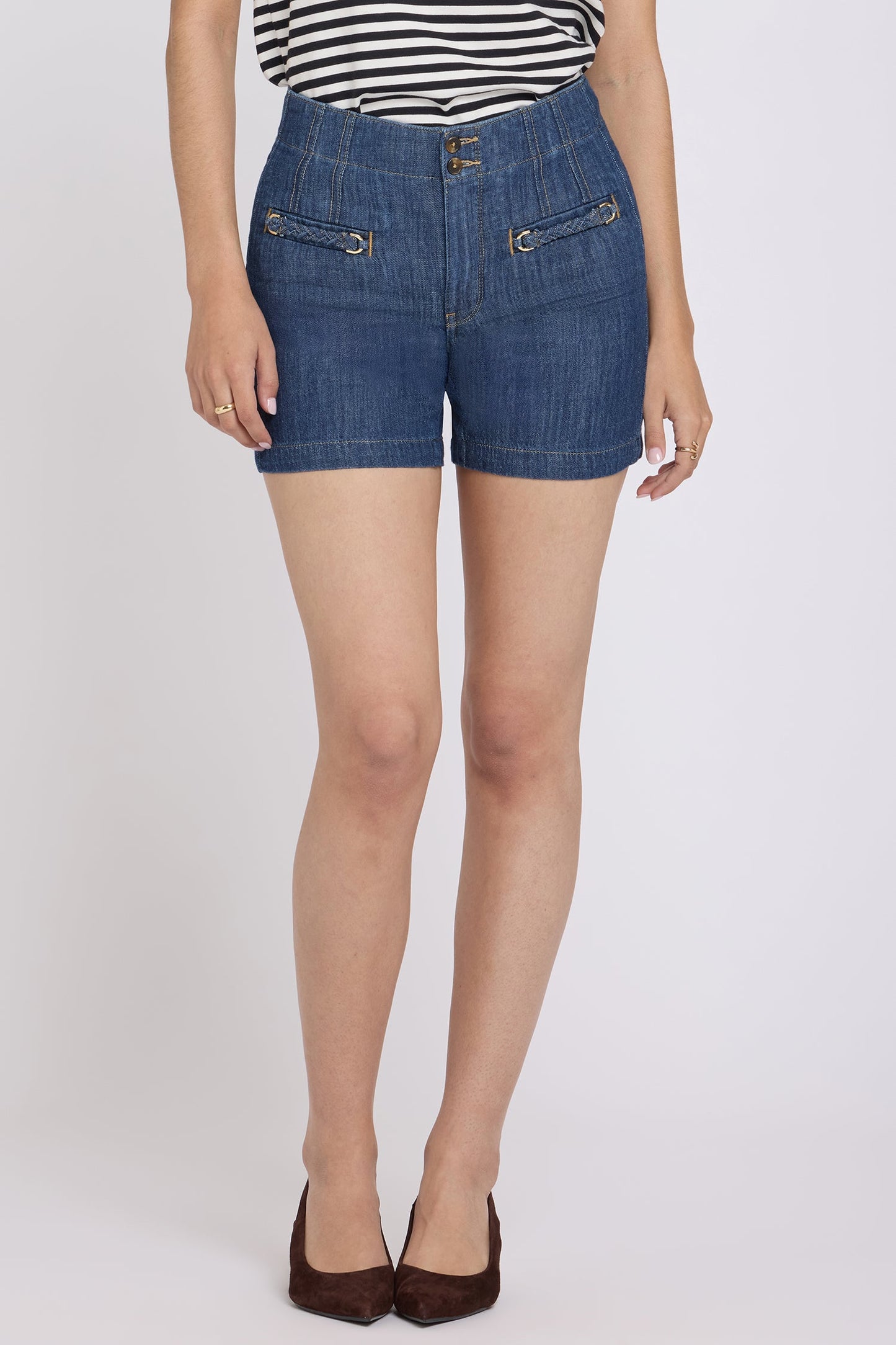 Kayla Denim Shorts - Medium Indigo