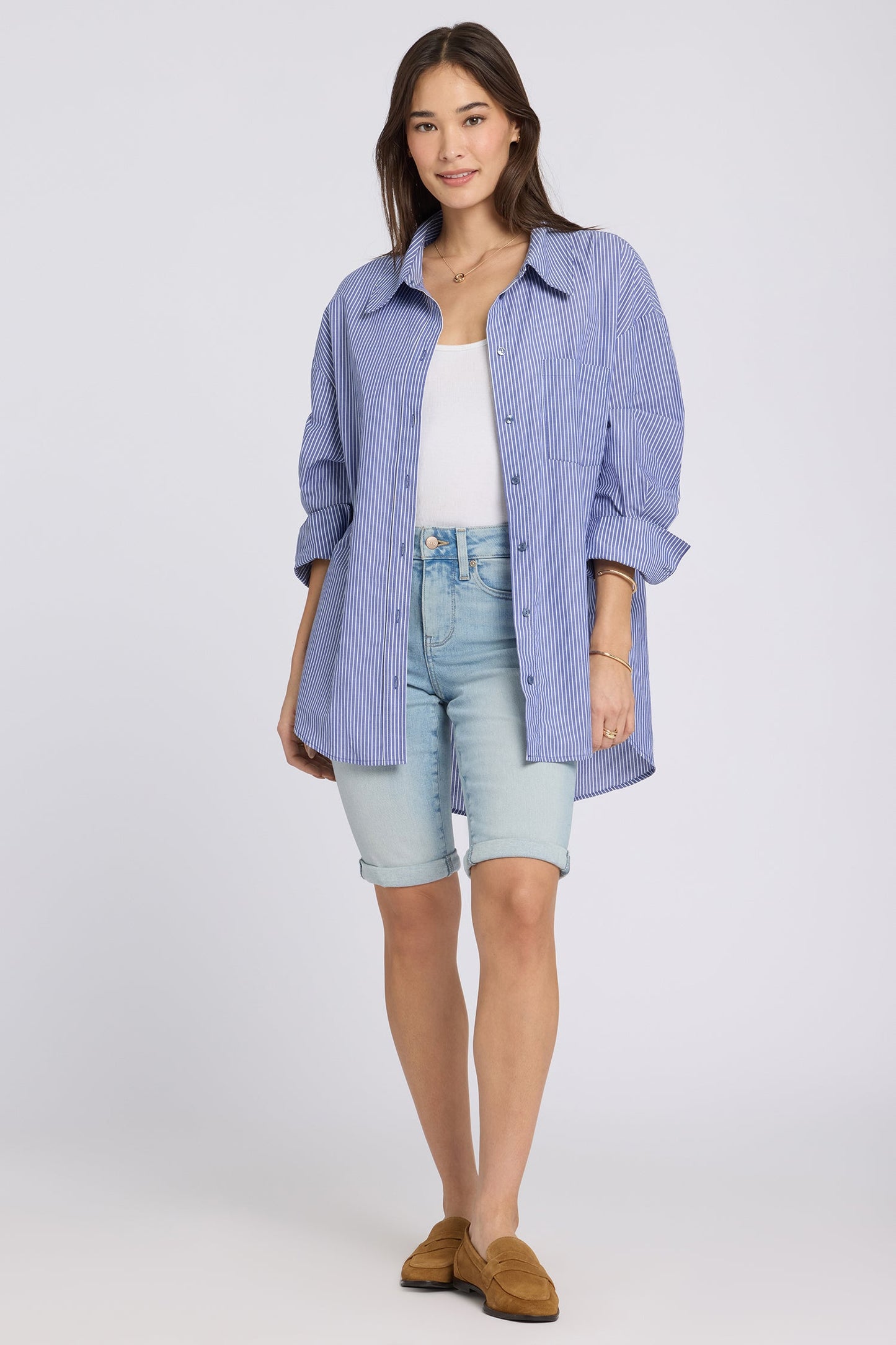 Briella 11 Inch Denim Shorts - Keys View