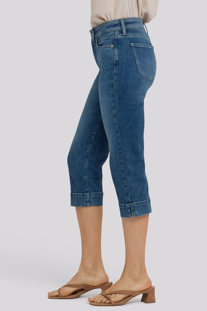 Marilyn Straight Crop Jeans - Breezy Palms