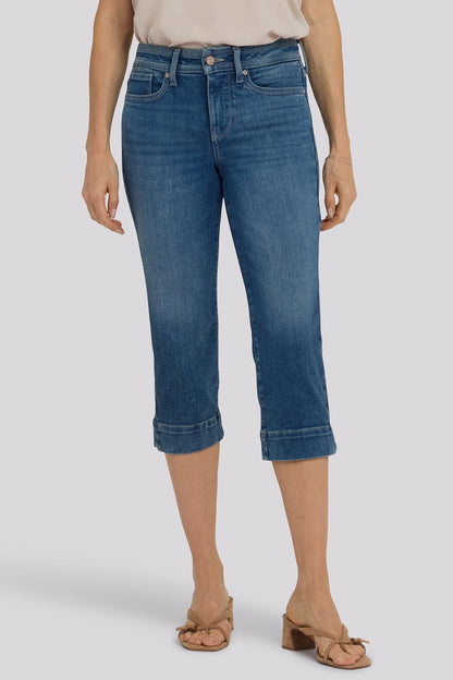 Marilyn Straight Crop Jeans - Breezy Palms