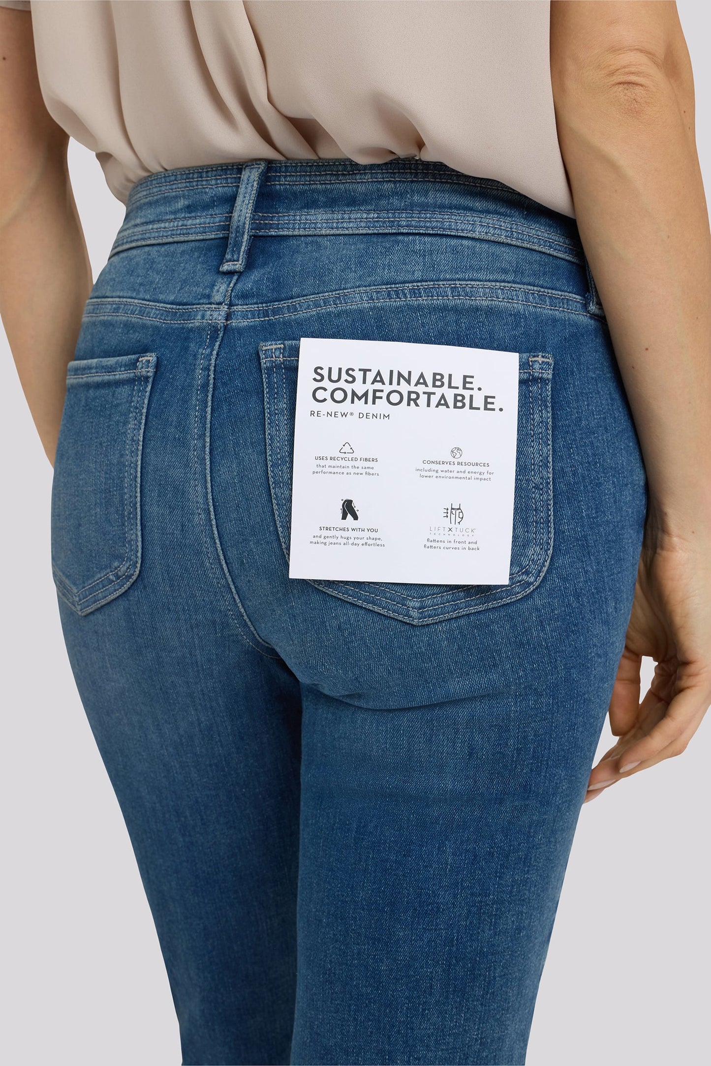 Marilyn Straight Crop Jeans - Breezy Palms