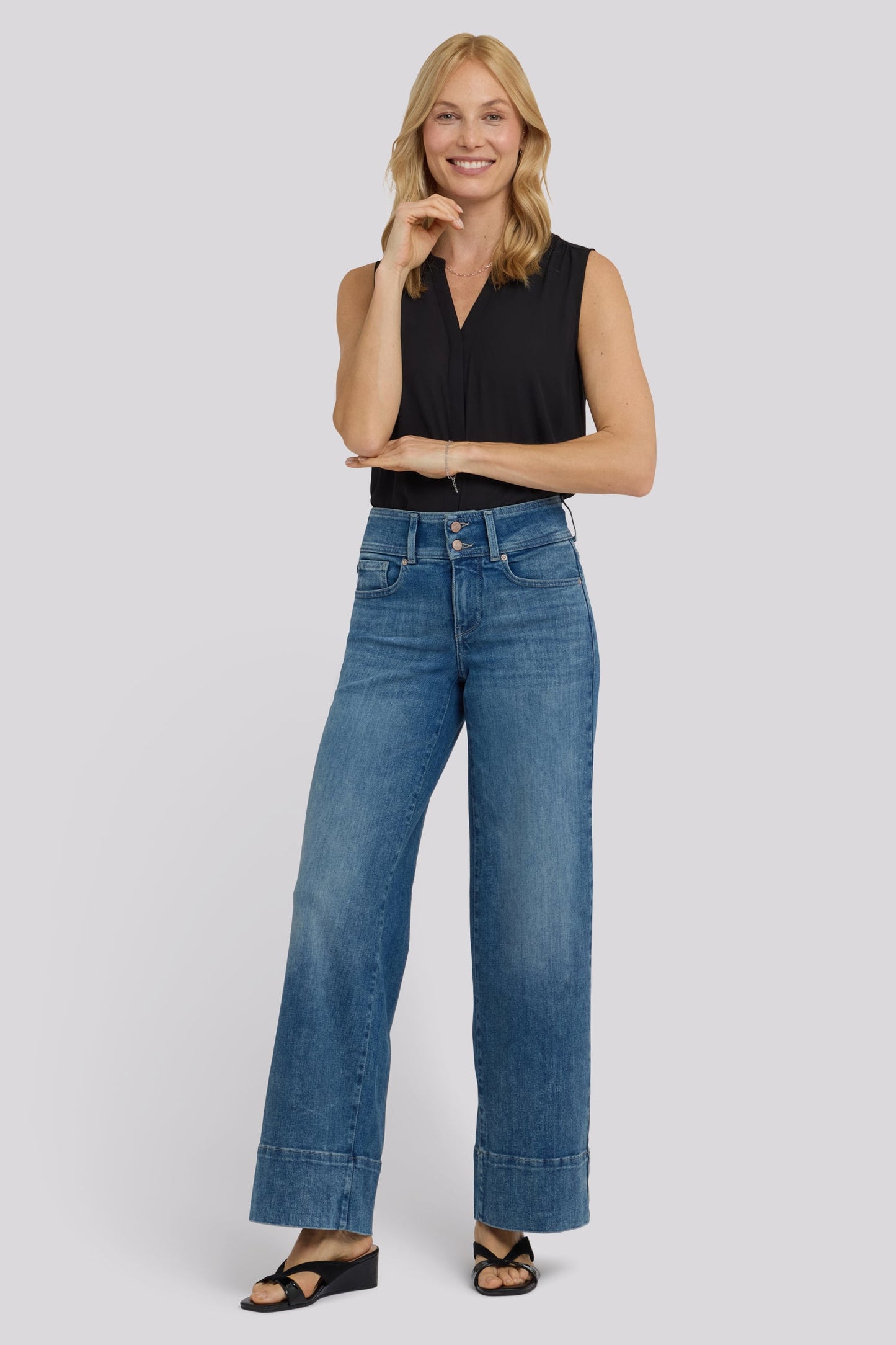Teresa Wide Leg Jeans - Breezy Palms