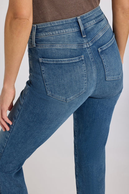 Marilyn Straight Ankle Jeans - Breezy Palms