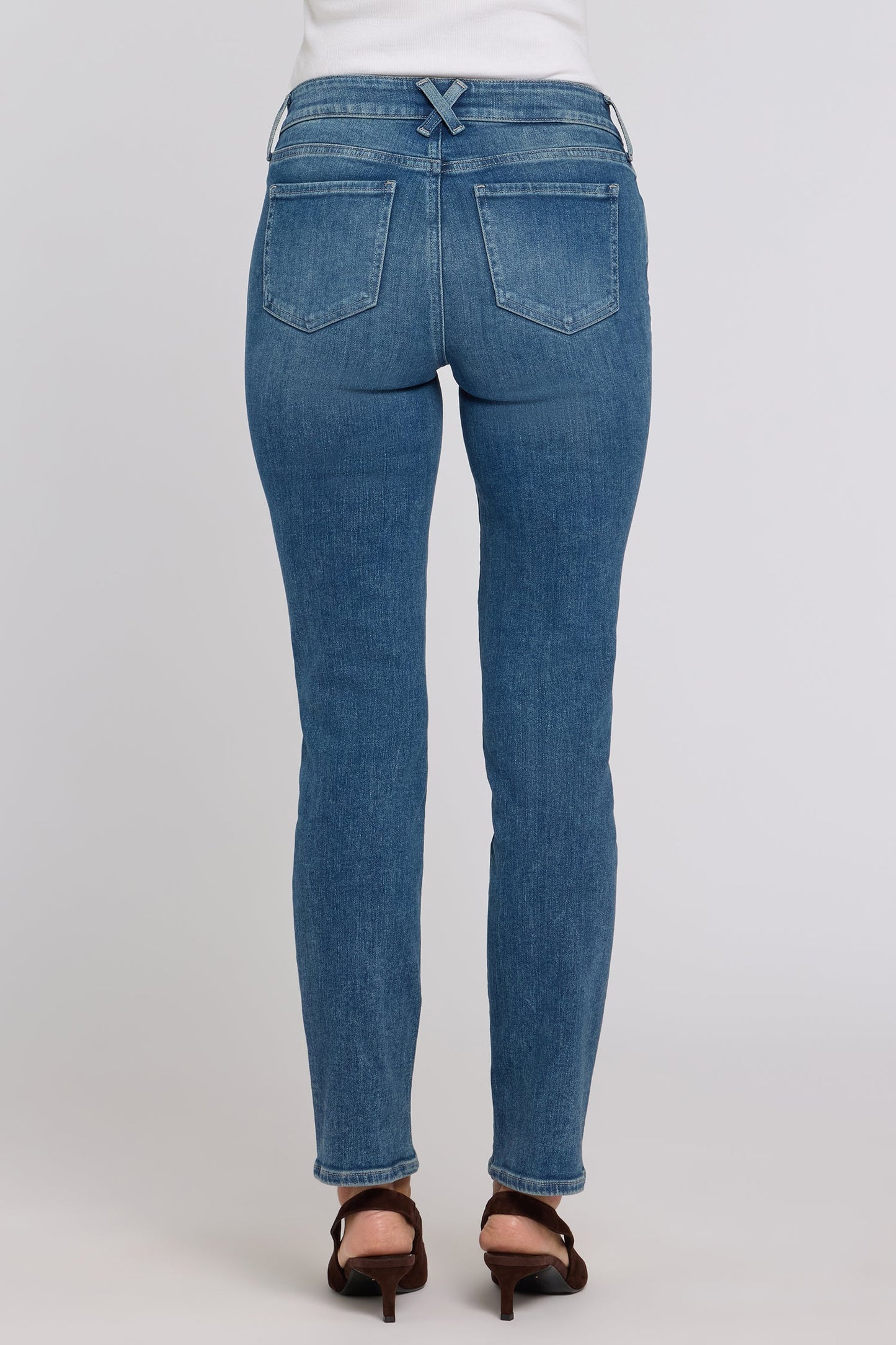 Sheri Slim Straight Jeans - Breezy Palms