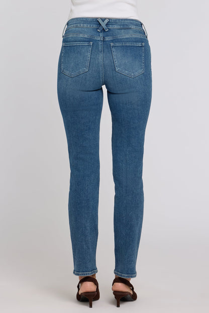 Sheri Slim Straight Jeans - Breezy Palms
