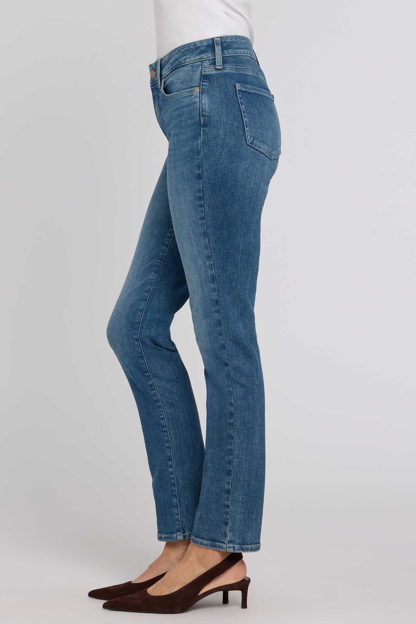 Sheri Slim Straight Jeans - Breezy Palms