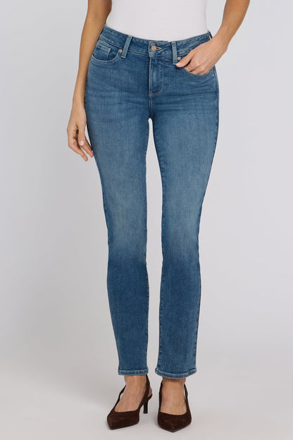 Sheri Slim Straight Jeans - Breezy Palms