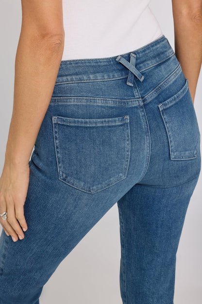 Sheri Slim Straight Jeans - Breezy Palms