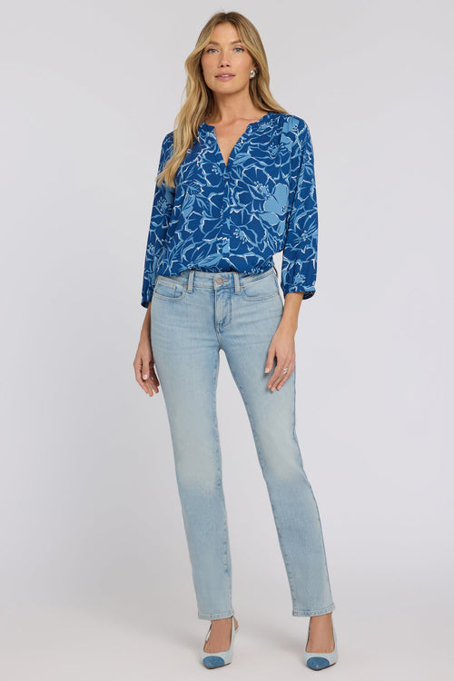 Sheri Slim Straight Jeans - Keys View