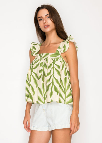 LOLA STRAP TIE TOP