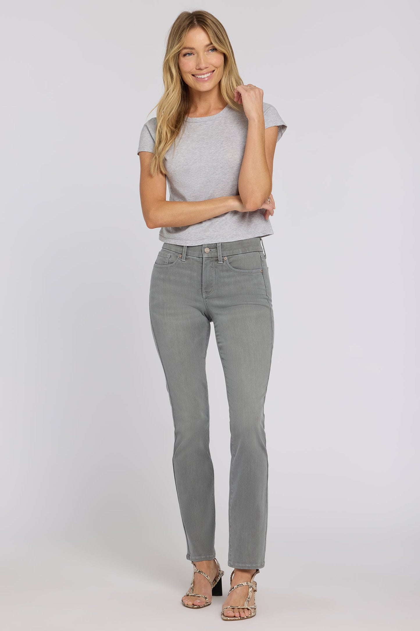 Waist-Match™ Marilyn Straight Jeans - Stone Fade