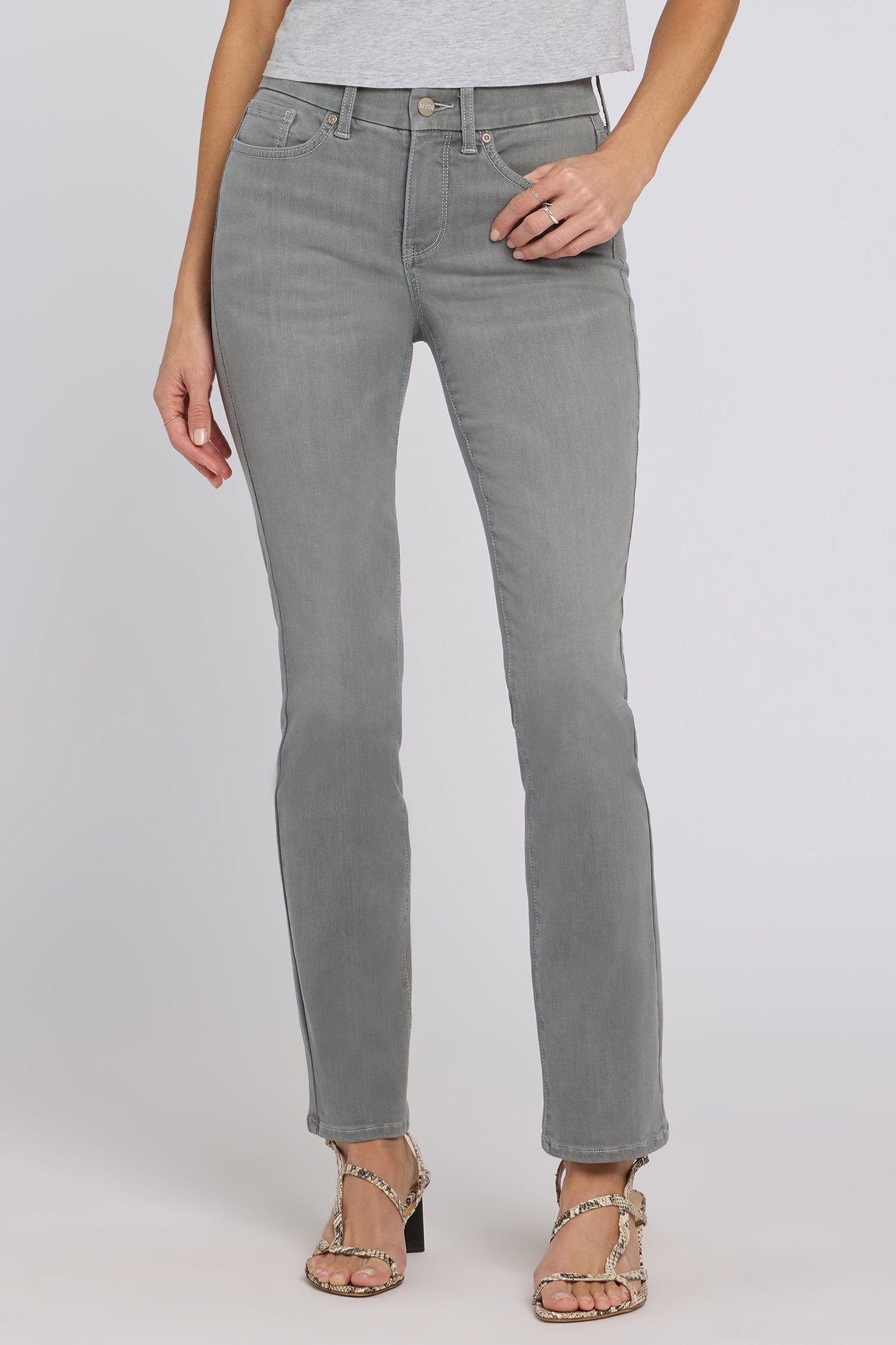 Waist-Match™ Marilyn Straight Jeans - Stone Fade