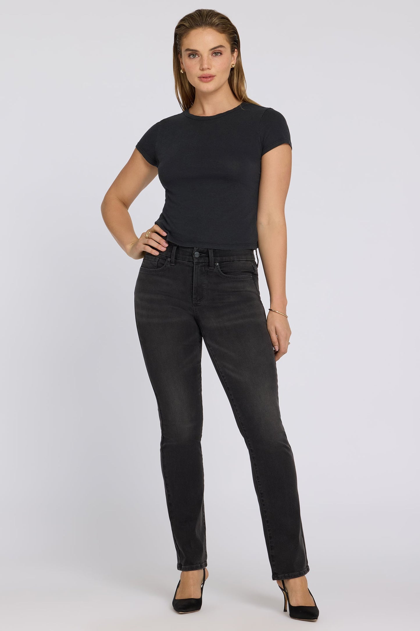 Waist-Match™ Marilyn Straight Jeans - Arch Rock