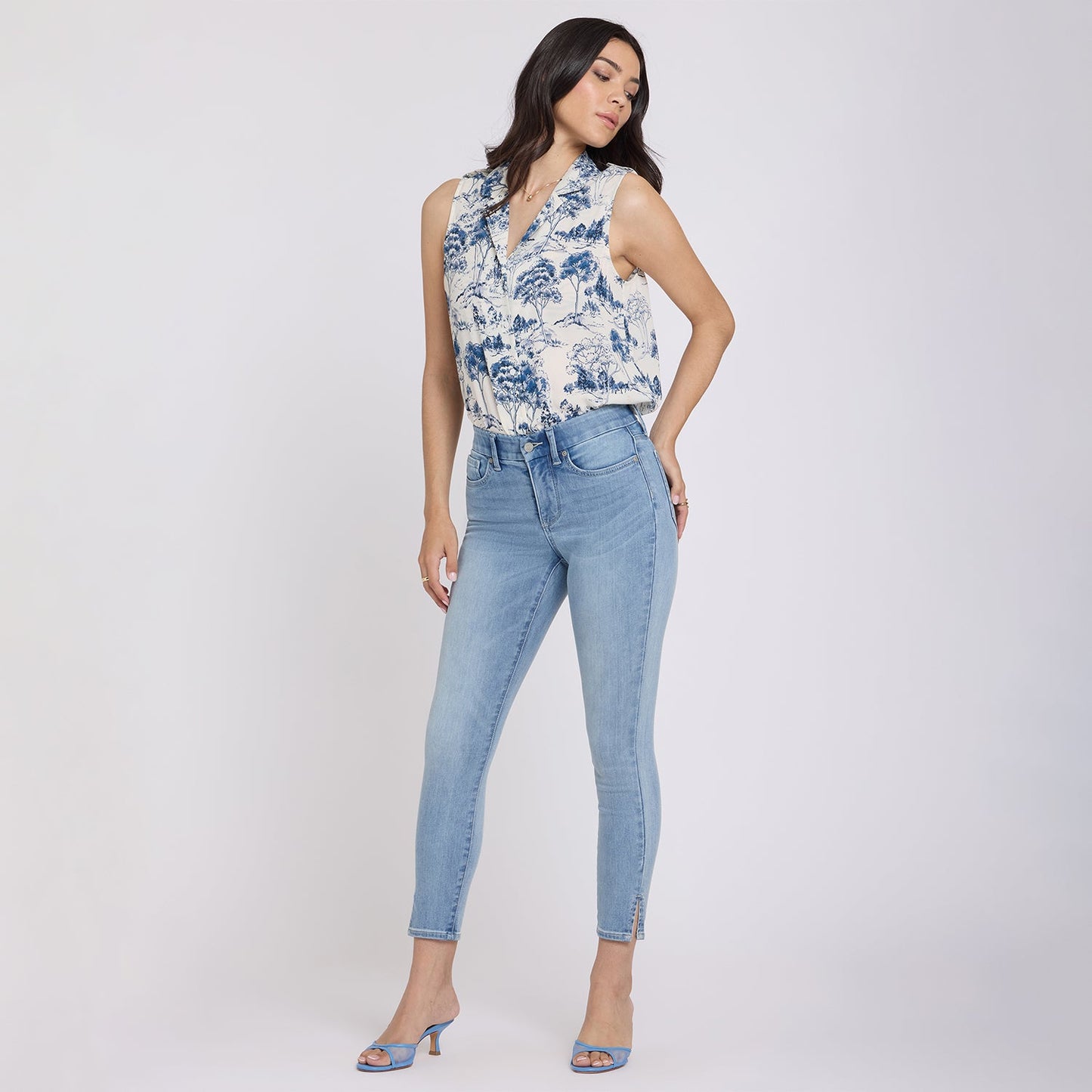 Waist-Match™ Ami Skinny Ankle Jeans - Bloom Bound