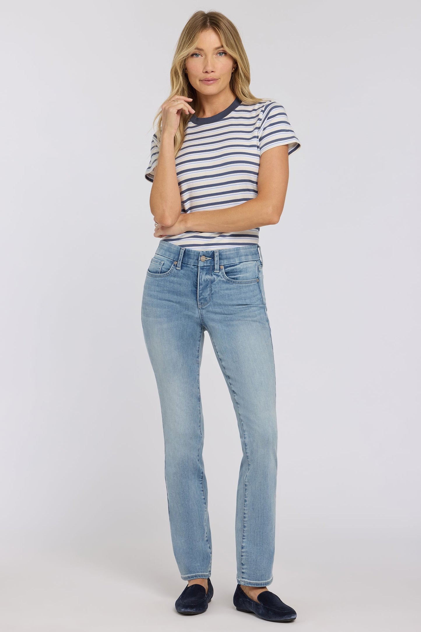Waist-Match™ Marilyn Straight Jeans - Bloom Bound