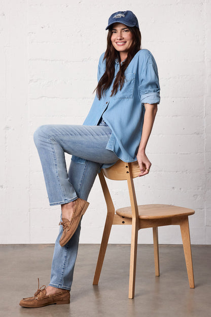 Waist-Match™ Marilyn Straight Jeans - Bloom Bound