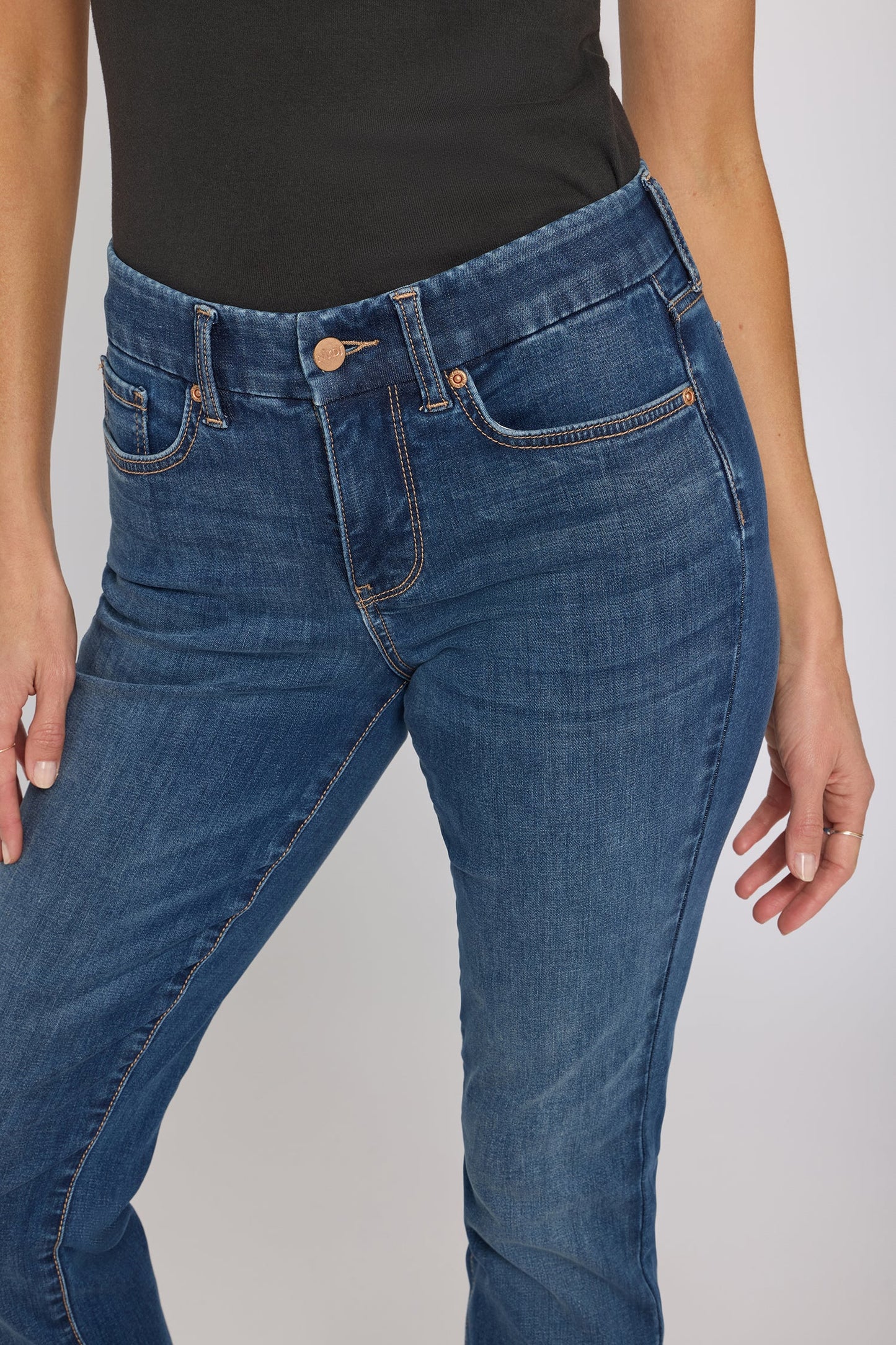Waist-Match™ Marilyn Straight Jeans - Blue Mirage