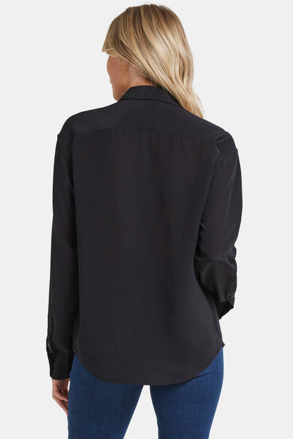 Lauren Silk Blouse - Black
