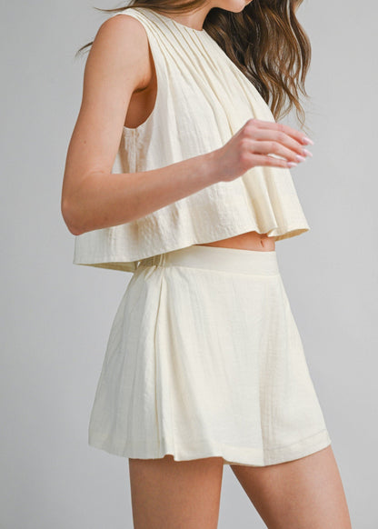 KENDALL PULL-ON MINI SHORTS