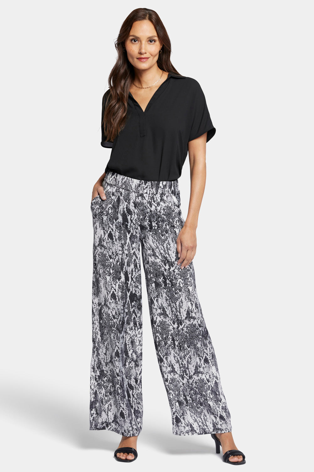 Drapey Wide Leg Pants - Alejandra