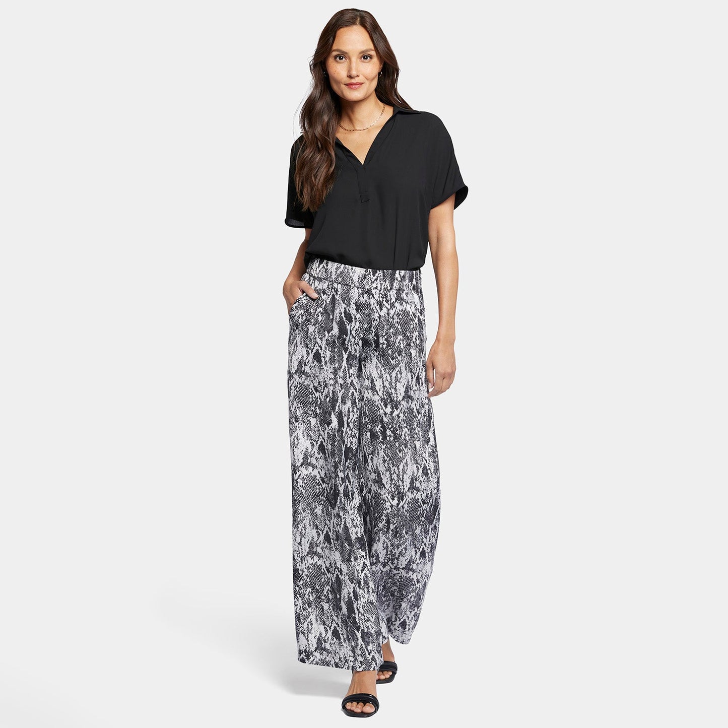 Drapey Wide Leg Pants - Alejandra