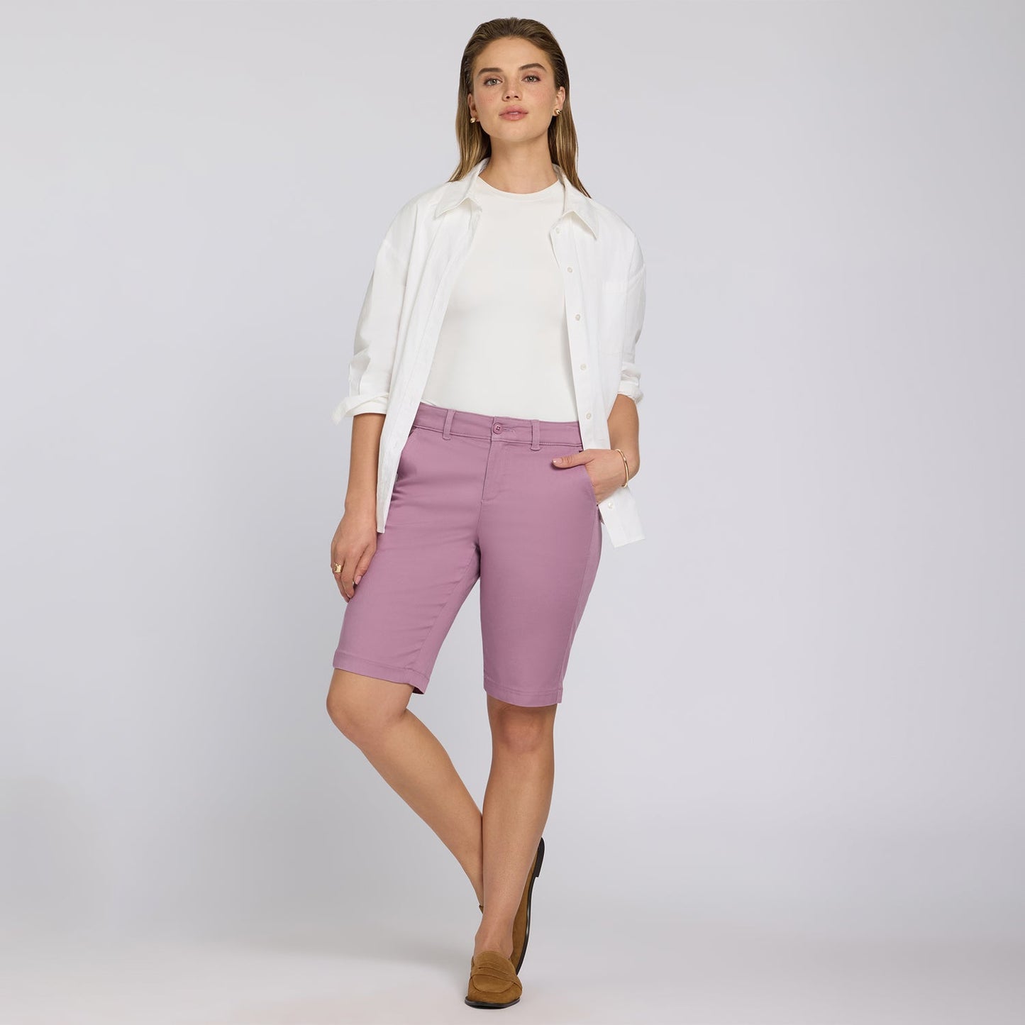 Bermuda Shorts - Dusky Daisy
