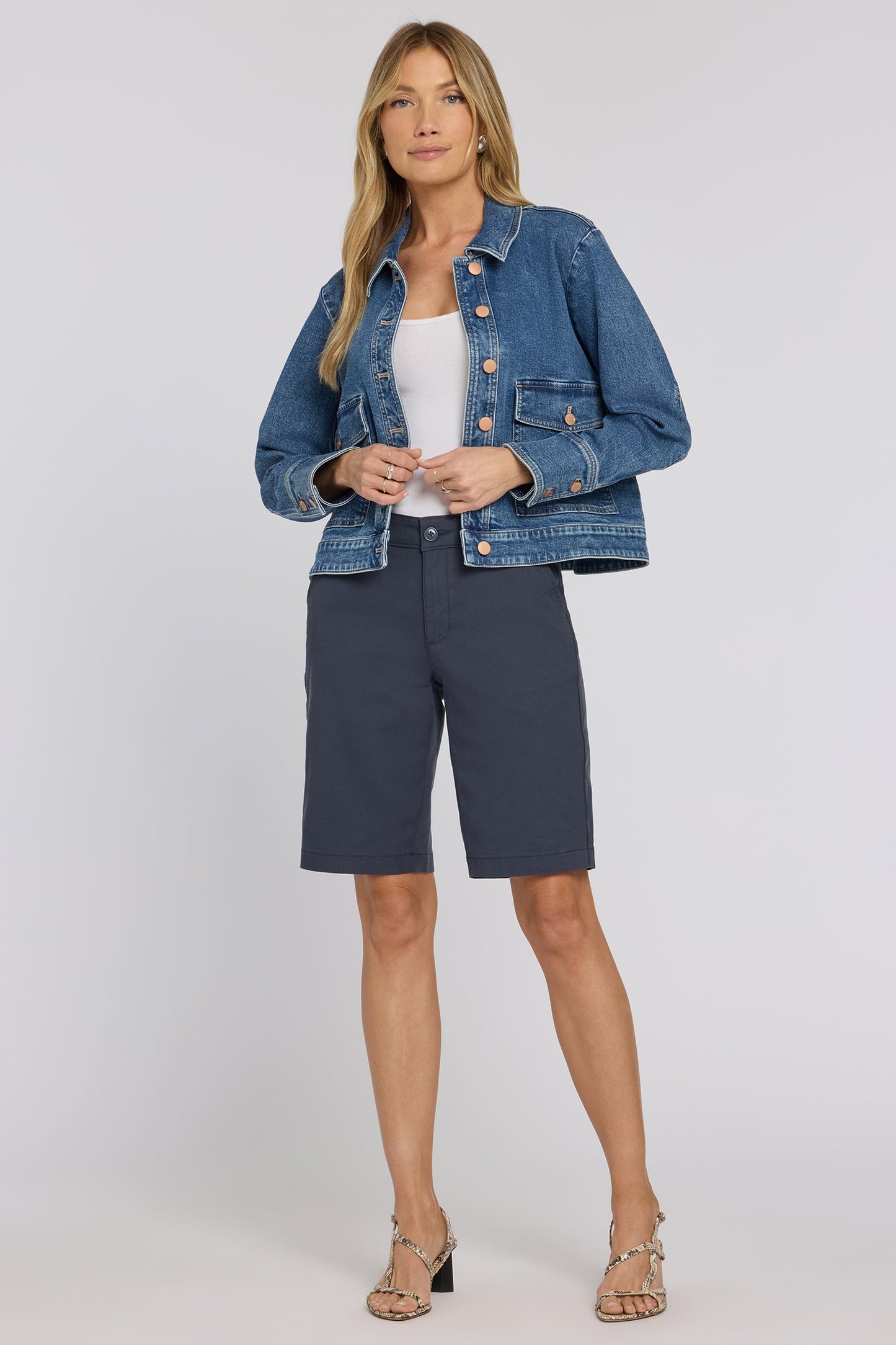 Bermuda Shorts - Oxford Navy