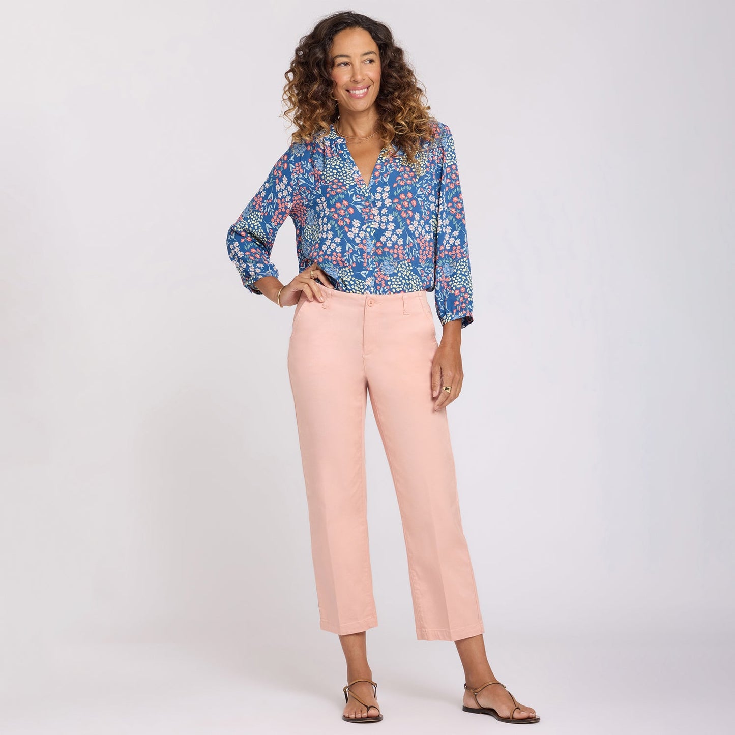 Marilyn Straight Ankle Pants - Desert Willow