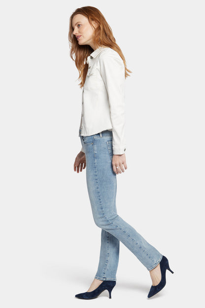Frayed Hem Jacket - Optic White
