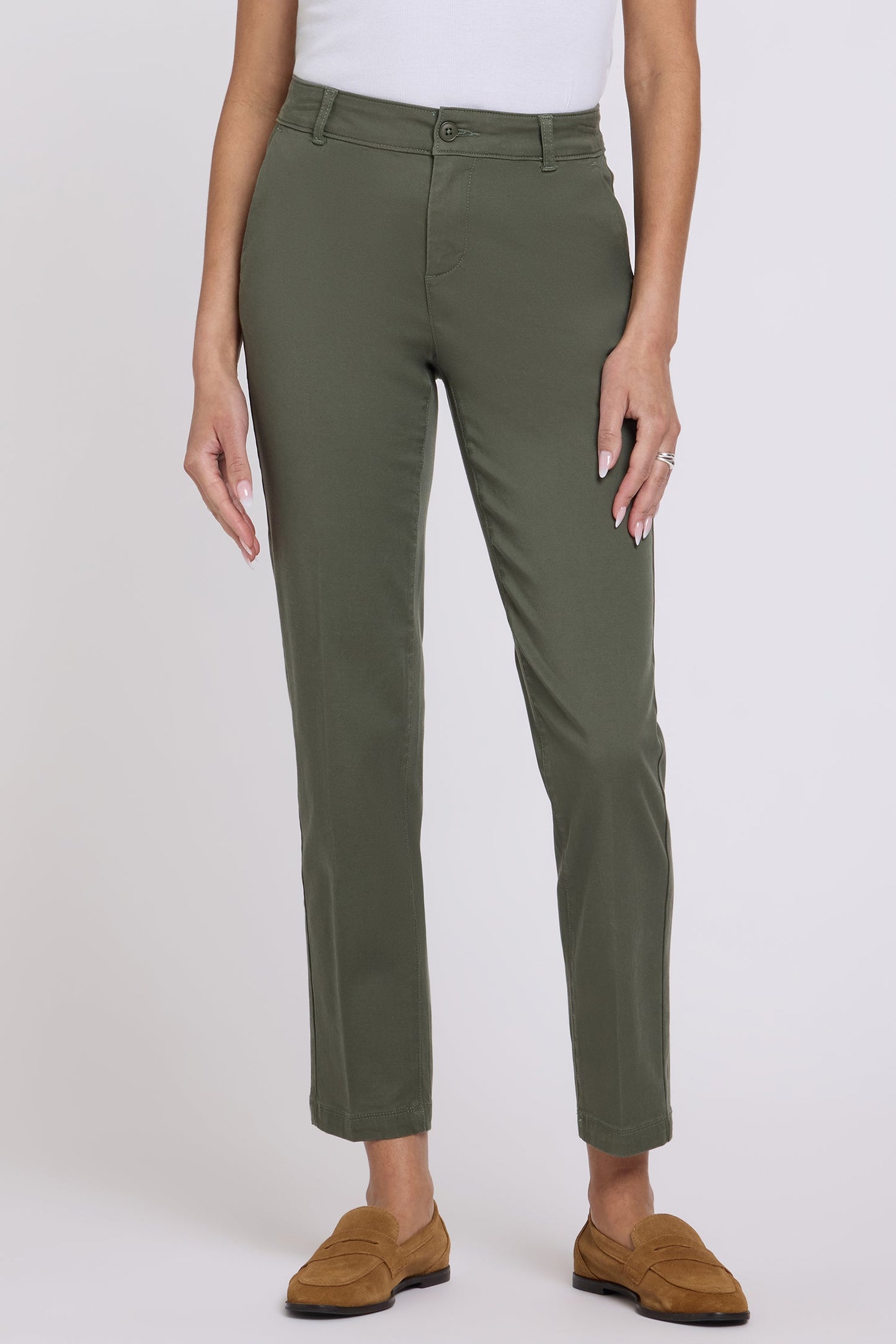 Sadie Slim Pants - Desert Green