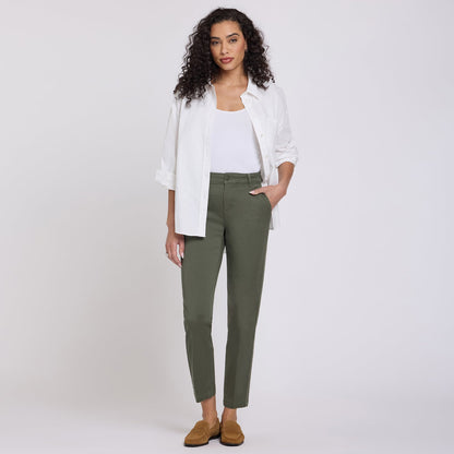 Sadie Slim Pants - Desert Green