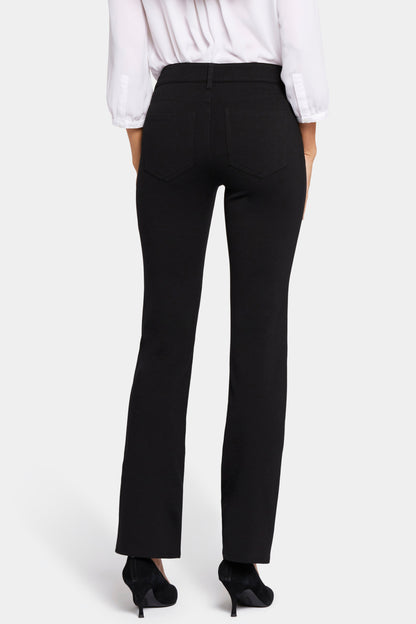 Marilyn Straight Pants In Petite - Black