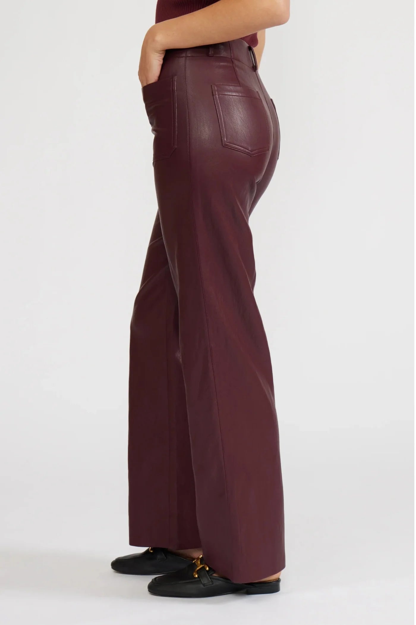 REEVE FAUX LEATHER PANTS