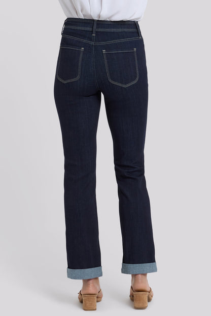 Marilyn Straight Jeans In Petite - Morning Tides