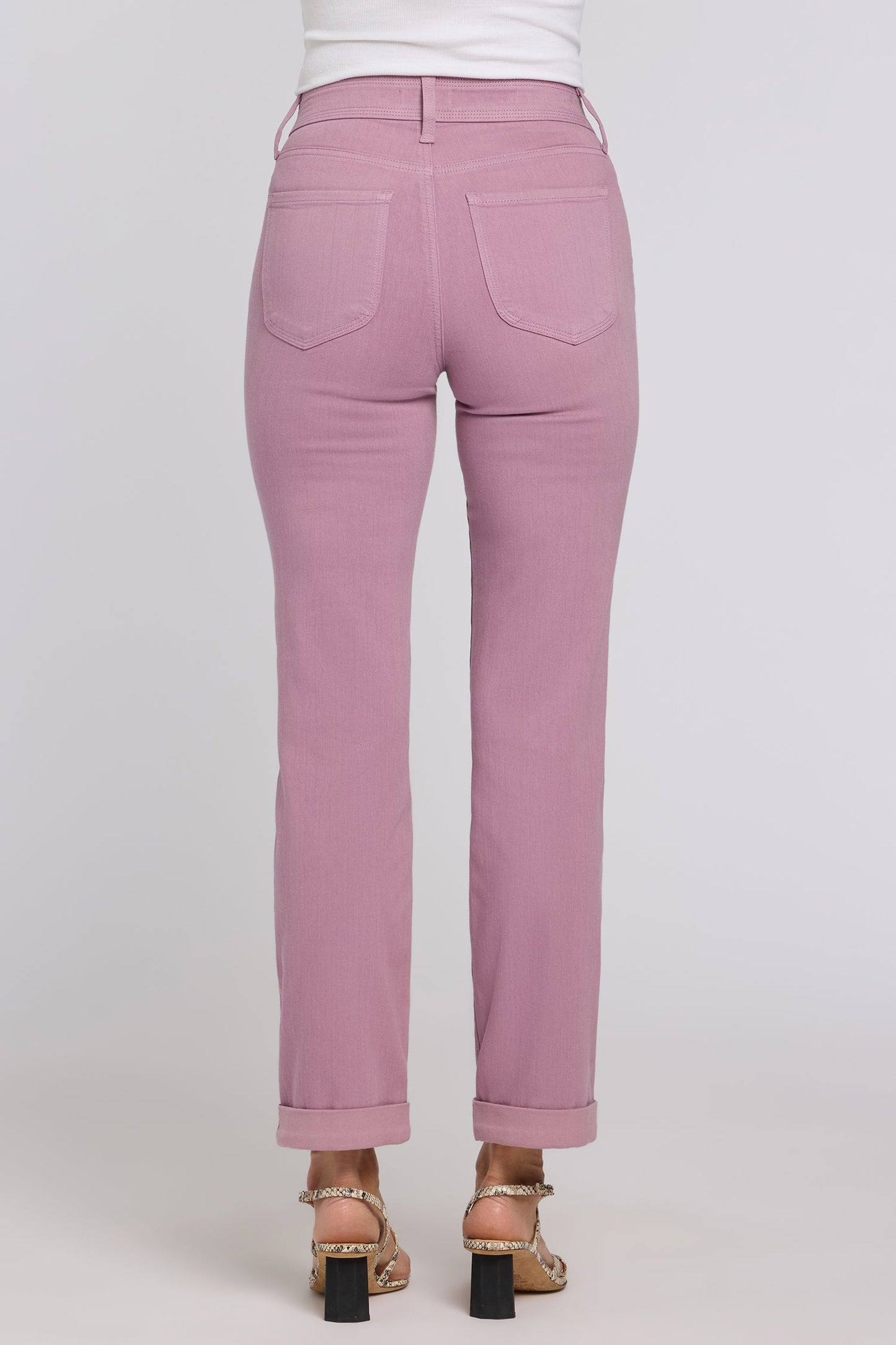 Marilyn Straight Jeans In Petite - Dusky Daisy