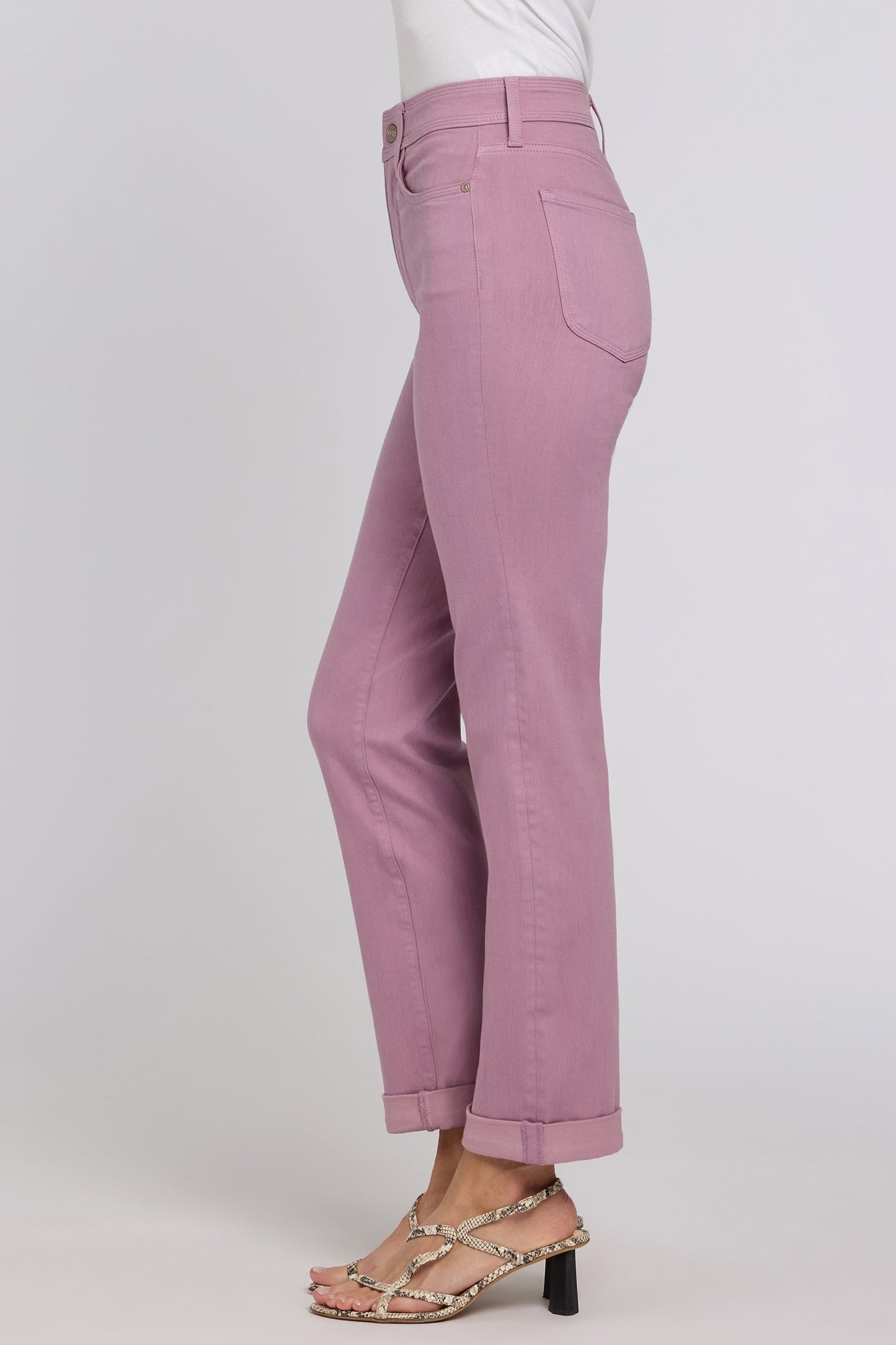 Marilyn Straight Jeans In Petite - Dusky Daisy