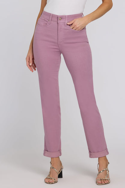 Marilyn Straight Jeans In Petite - Dusky Daisy