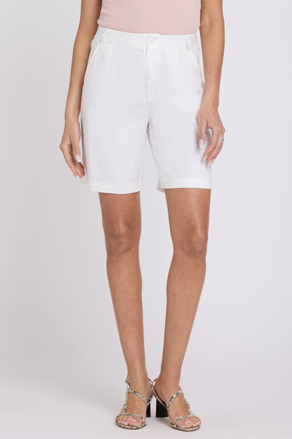 Relaxed Shorts In Petite - Optic White