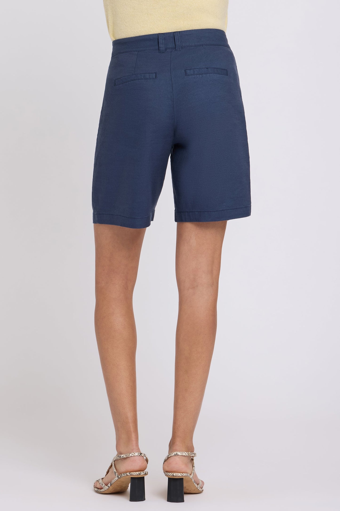 Relaxed Shorts In Petite - Oxford Navy