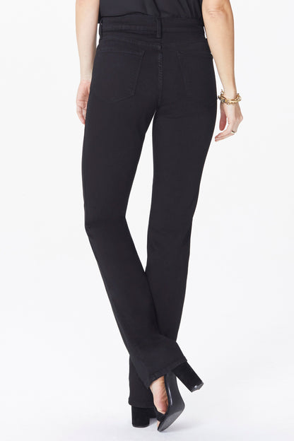 Marilyn Straight Pants In Petite   - Black