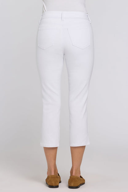 Chloe Capri Jeans In Petite - Optic White
