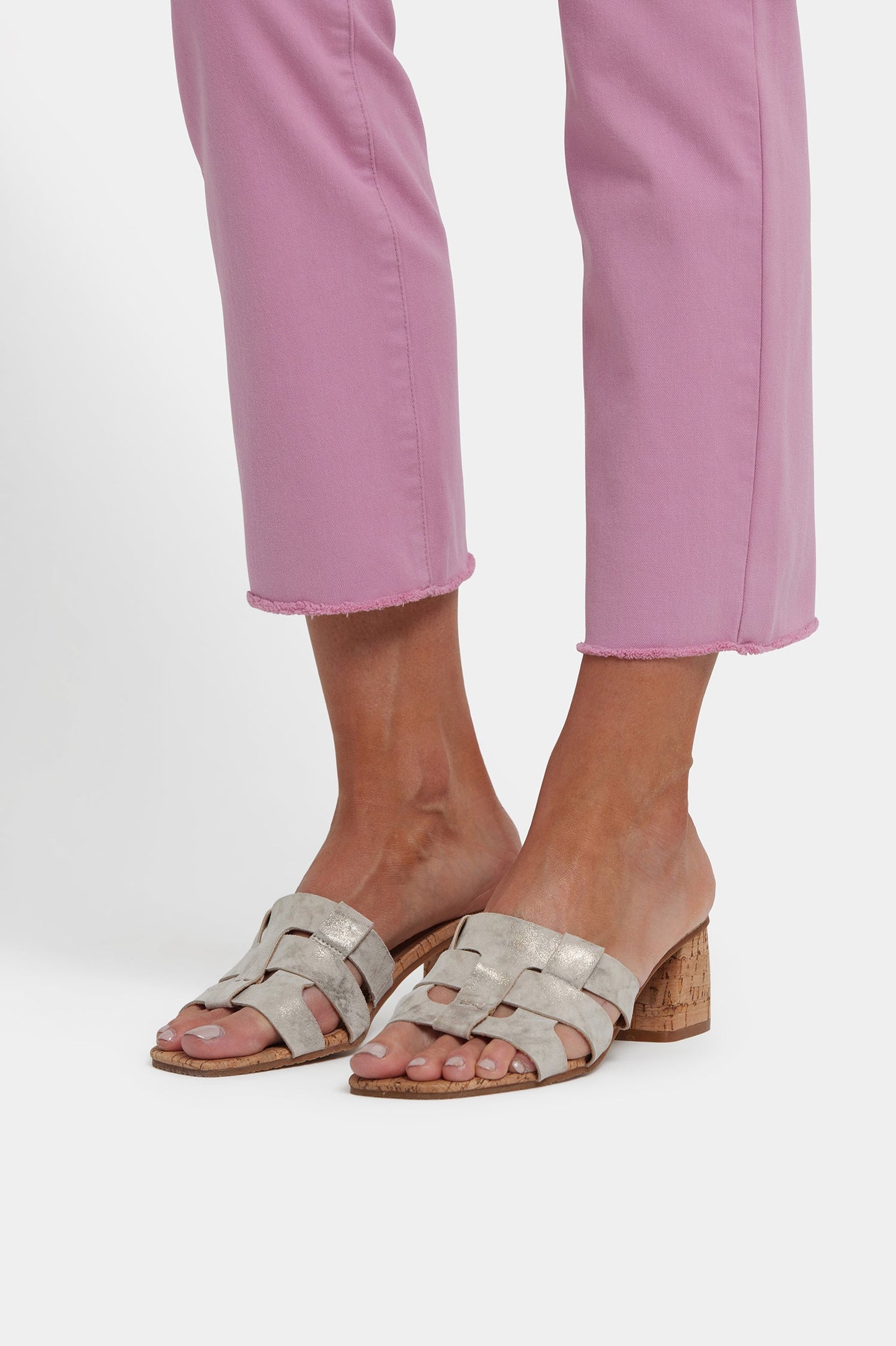 Sheri Slim Ankle Jeans In Petite - Ballet