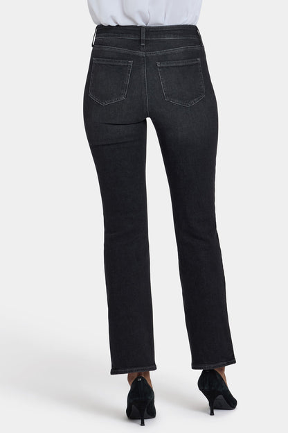 Marilyn Straight Jeans In Petite - Paris Lights