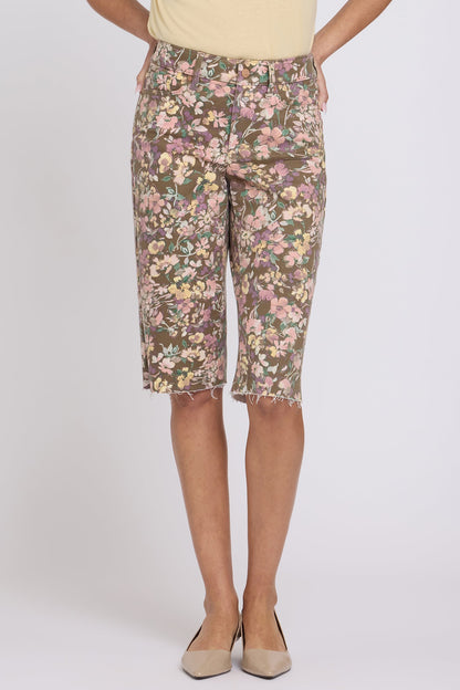 Kristie '80s Bermuda Denim Shorts In Petite - Earth Blooms