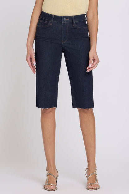 Kristie '80s Bermuda Denim Shorts In Petite - Magical